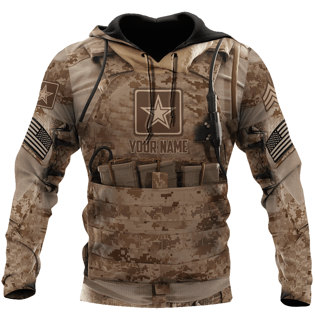 US Army Veteran Camo 3D All Over Printed