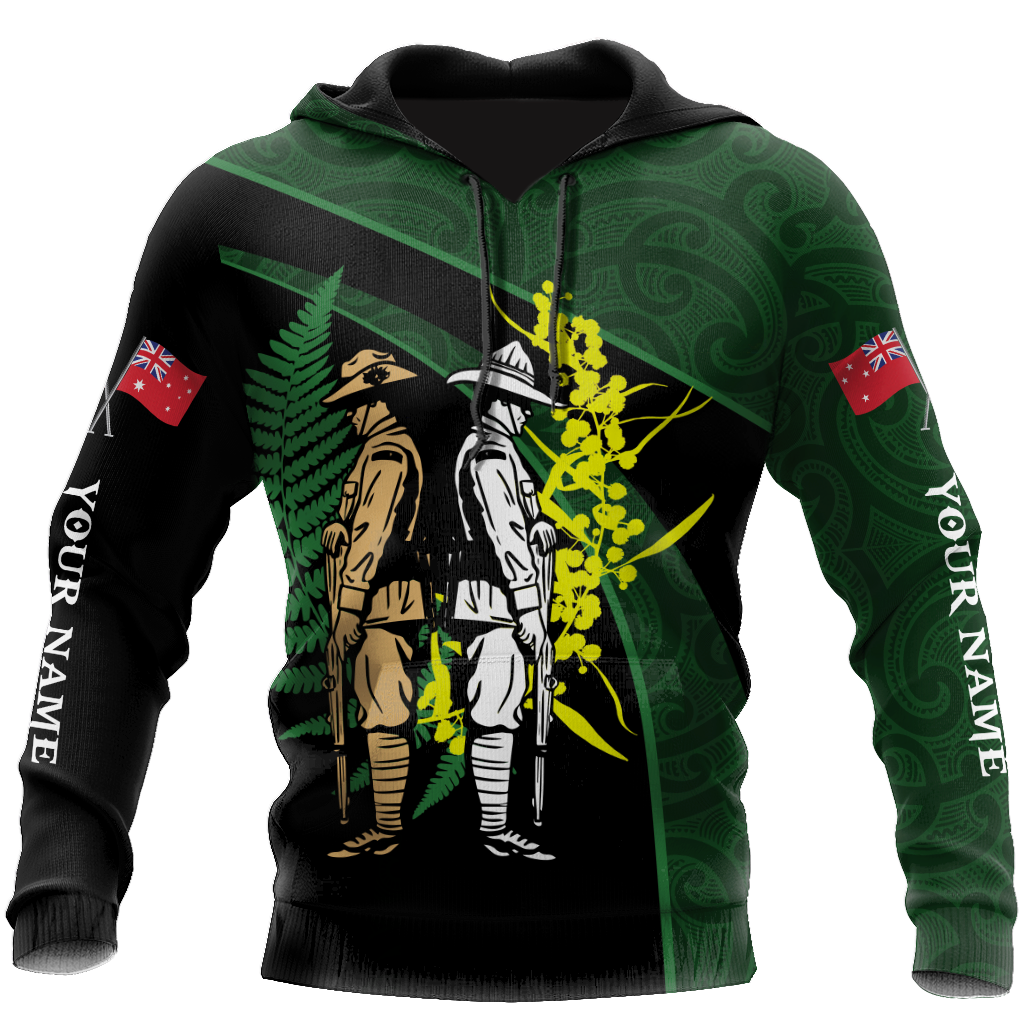 Tmarc Tee Anzac day custom name the ode Australia and Kiwi 3D print shirt