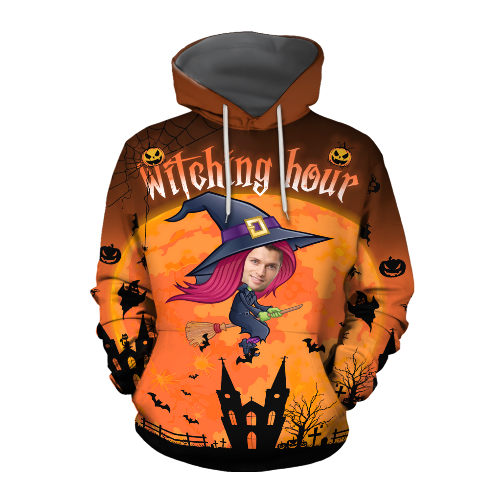 Witching Hour Personalized 3D All Over Print Shirt, Best Gift For Halloween Occasion