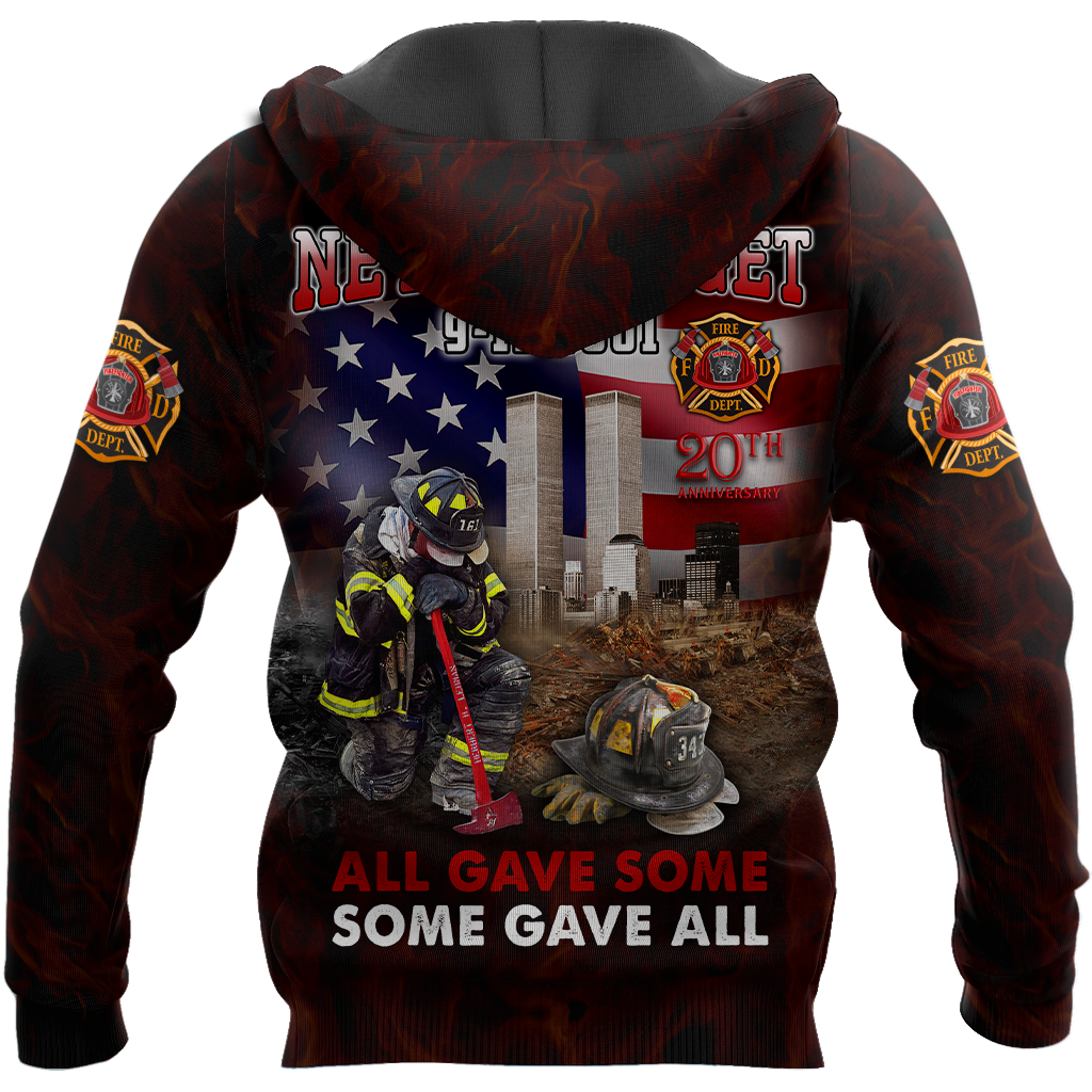 Customize Name Firefighter Hoodie For Men And Women