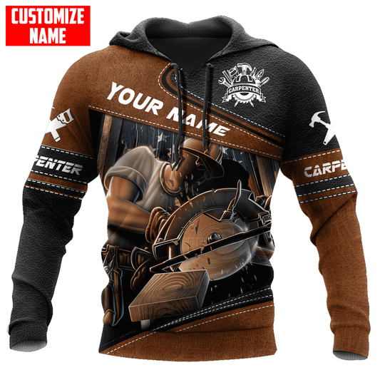 Tmarc Tee Personalized Name Carpenter 3D All Over Printed Unisex Shirts Ver 6