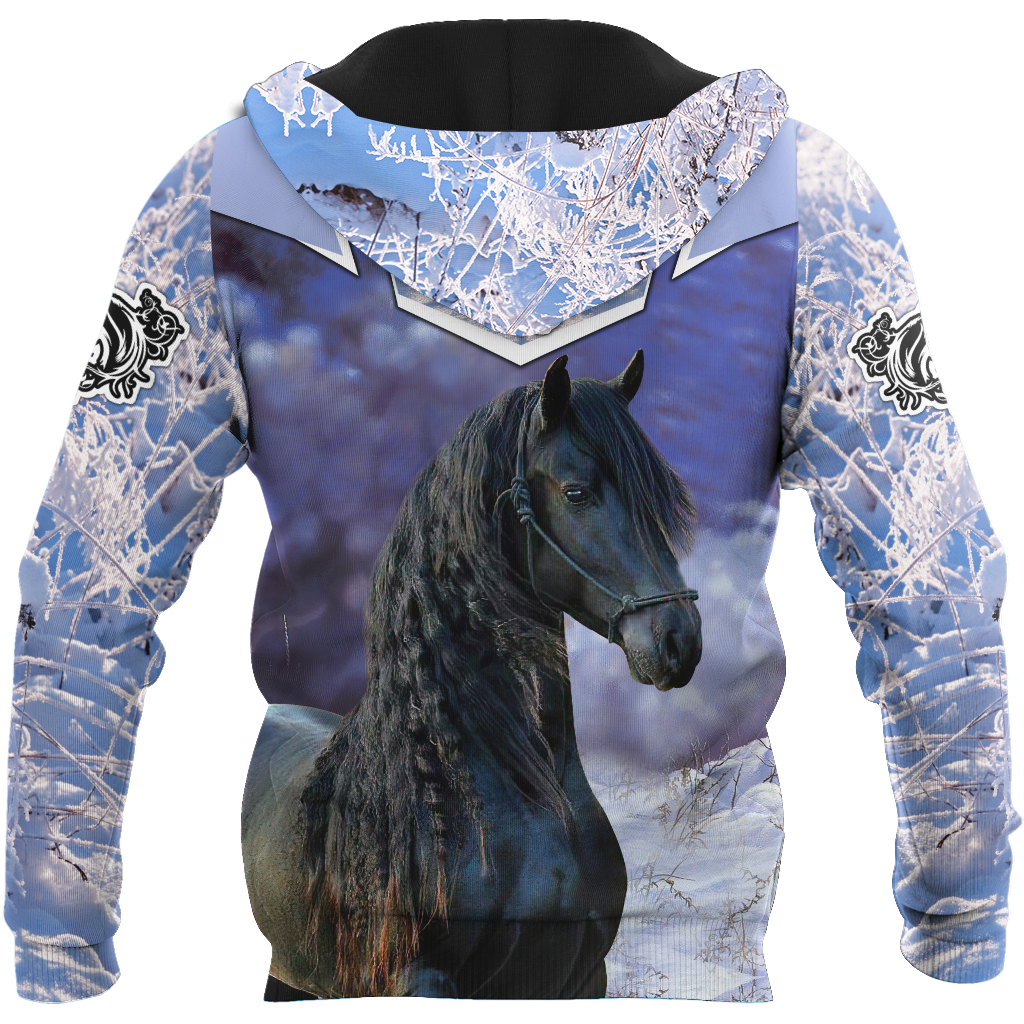 Beautiful Friesian Horse 3D All Over Printed Unisex Shirts MH23122004CL