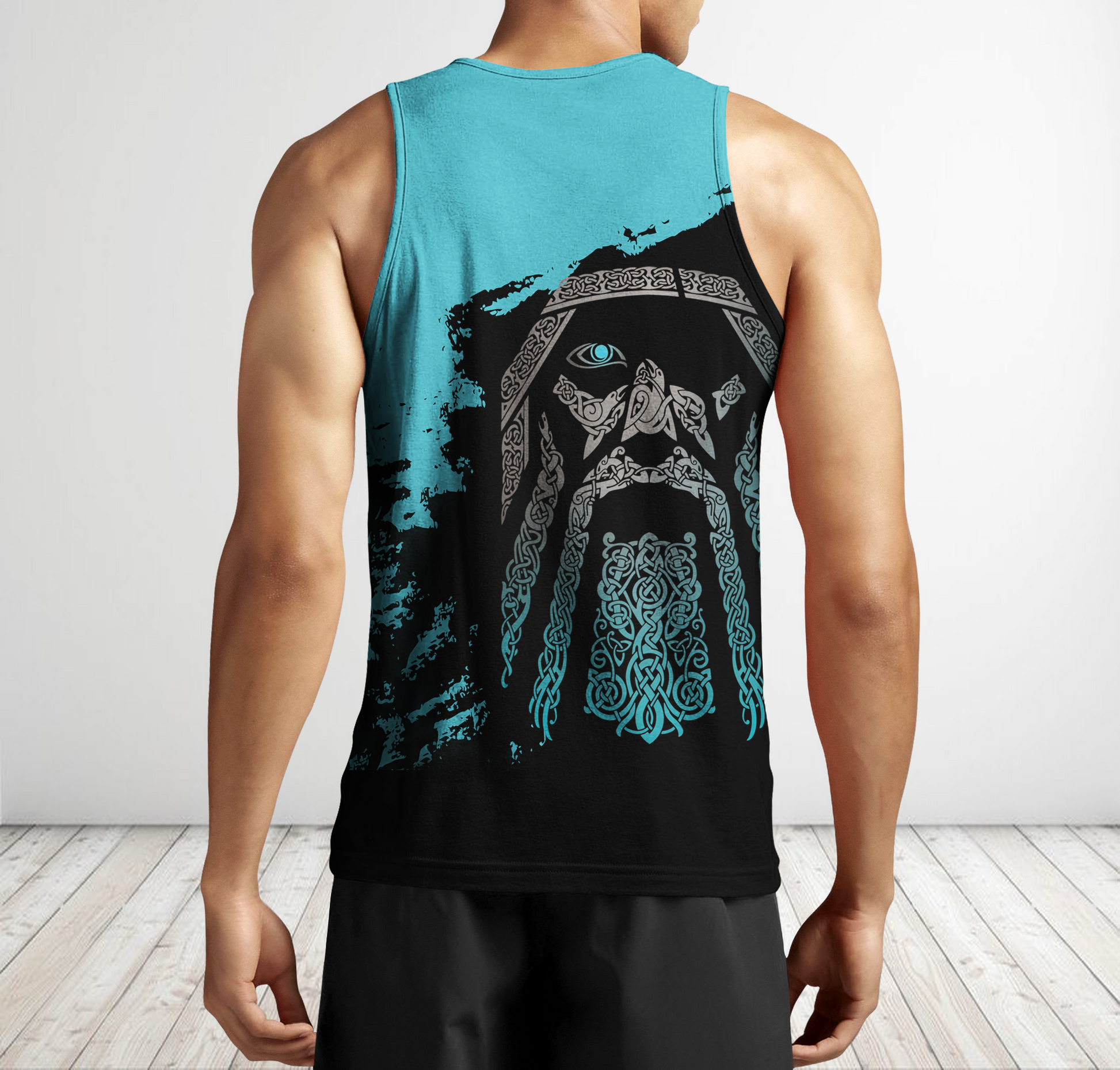 Viking Odin - Wotan Special Blue Pullover - Amaze Style™-ALL OVER PRINT HOODIES