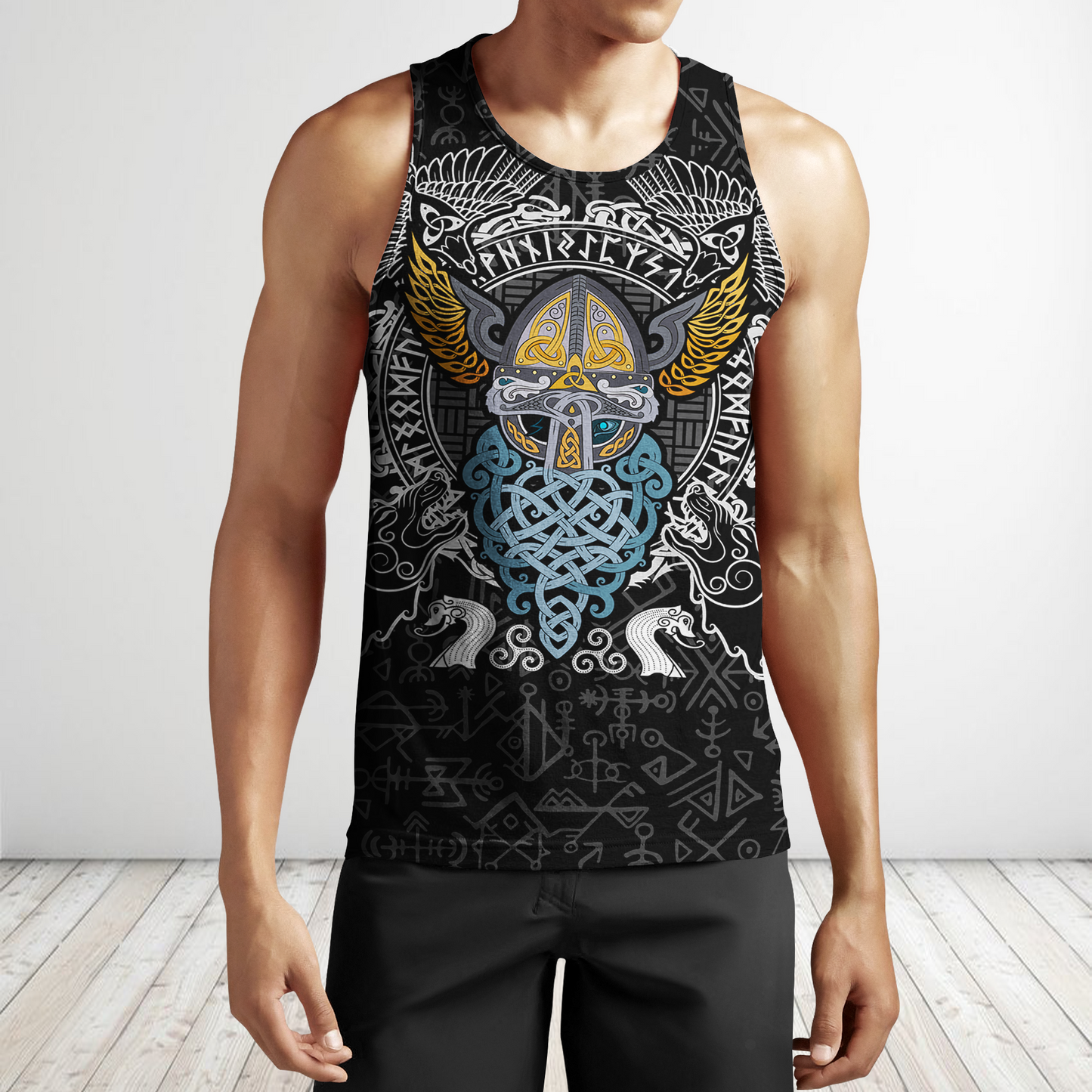 Viking Odin - Wotan Pullover Hoodie A0 - Amaze Style™-ALL OVER PRINT HOODIES
