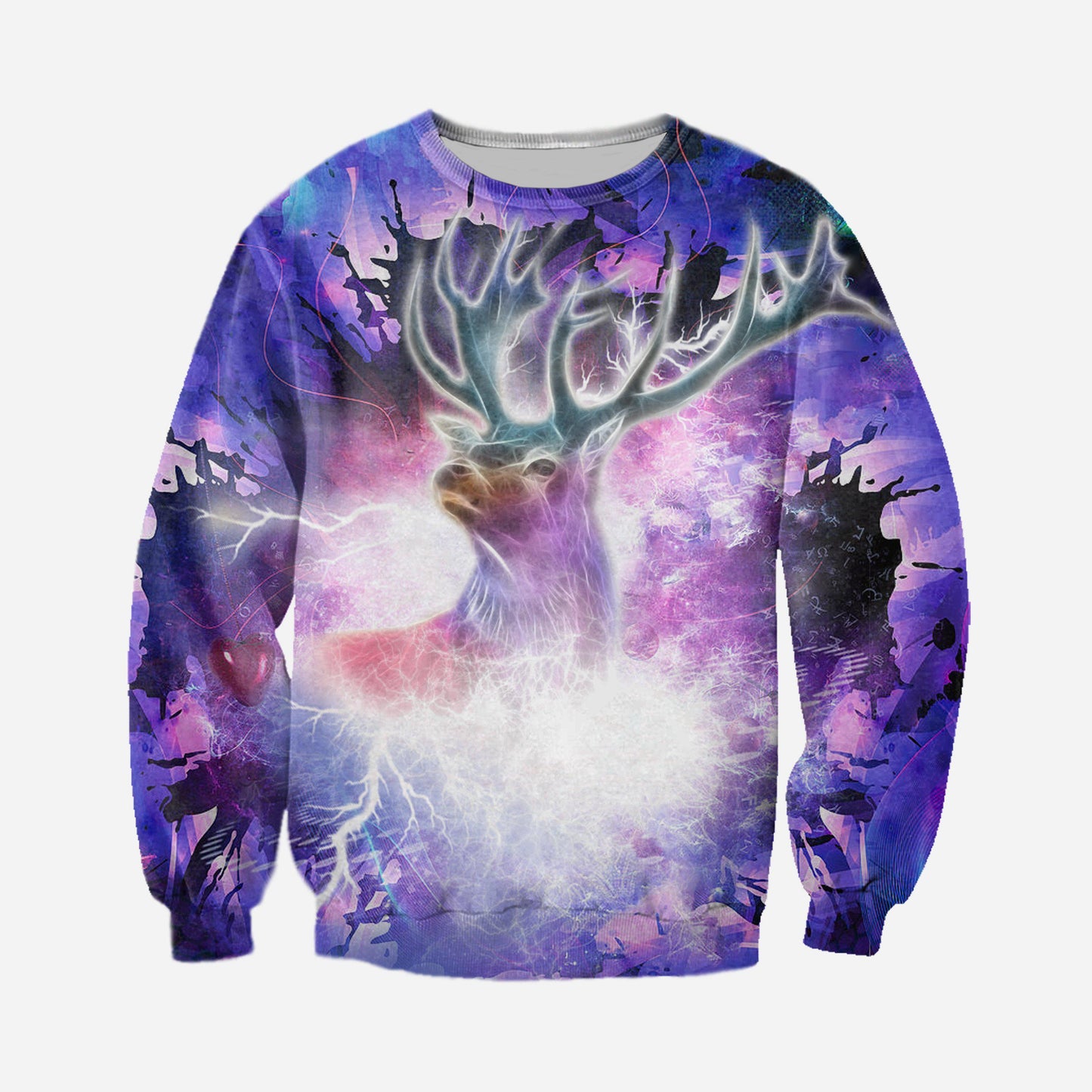 3D All Over Printed Deer Tops-Apparel-6teenth World-Sweatshirt-S-Vibe Cosy™