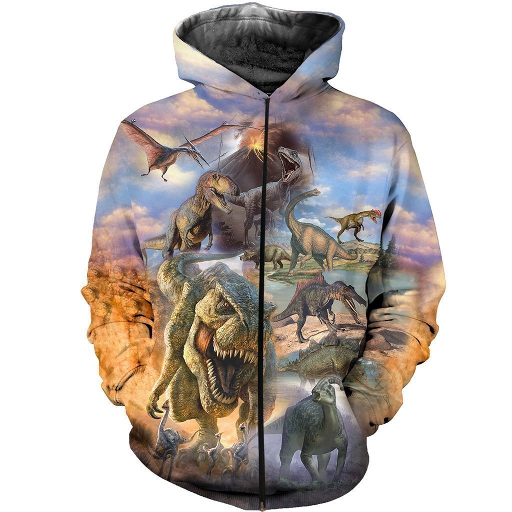 3D All Over Printed Dinosaurs Collection Art  Shirts and Shorts - Amaze Style™-3D All Over Printed Clothes