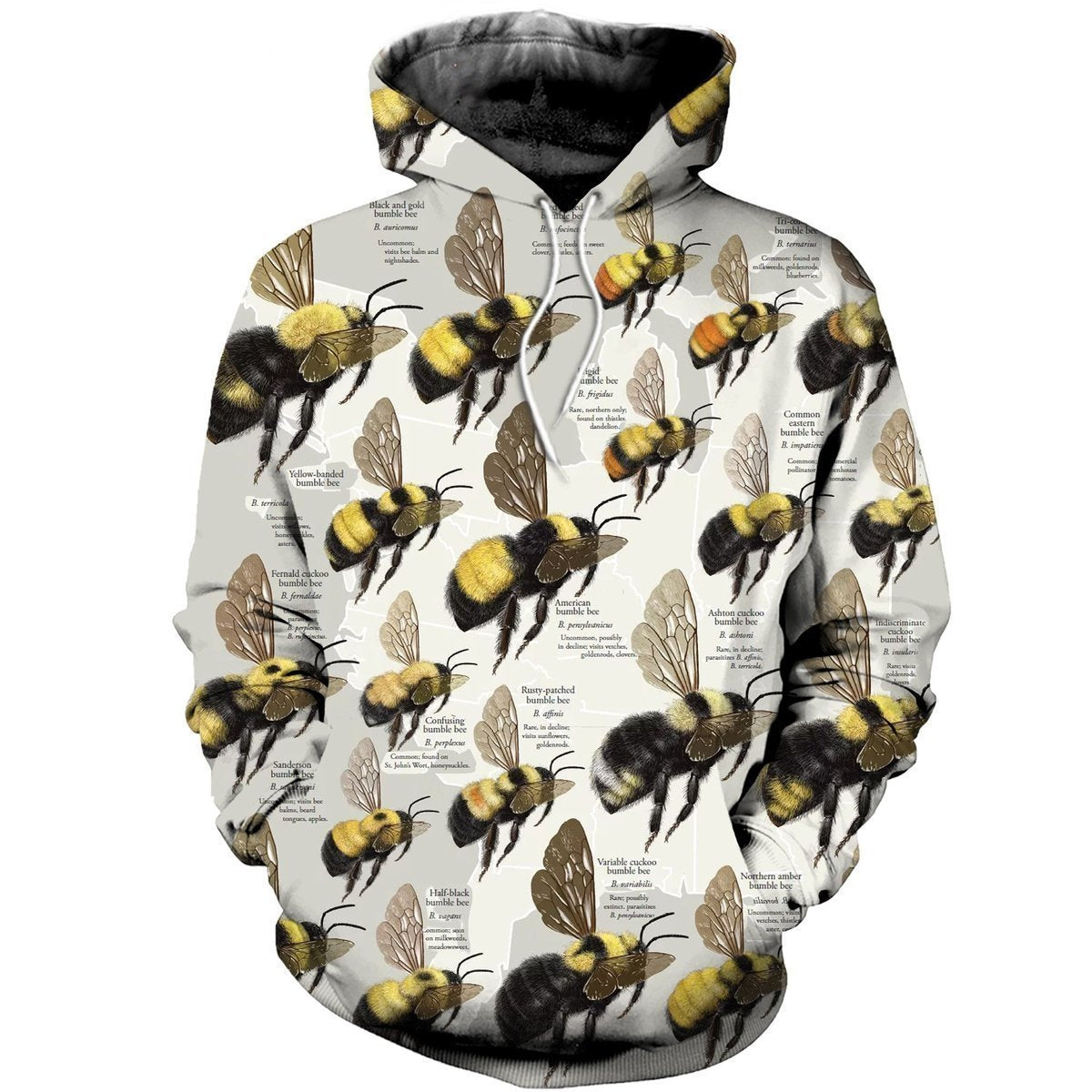 3D All Over Printed Bumble Bees Shirts - Amaze Style™-Apparel