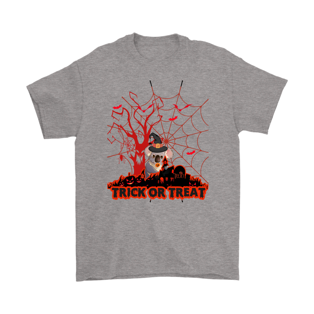 Australian Koala Trick or Treat Halloween Red T-Shirt 01 H9 - Amaze Style™-T-SHIRTS