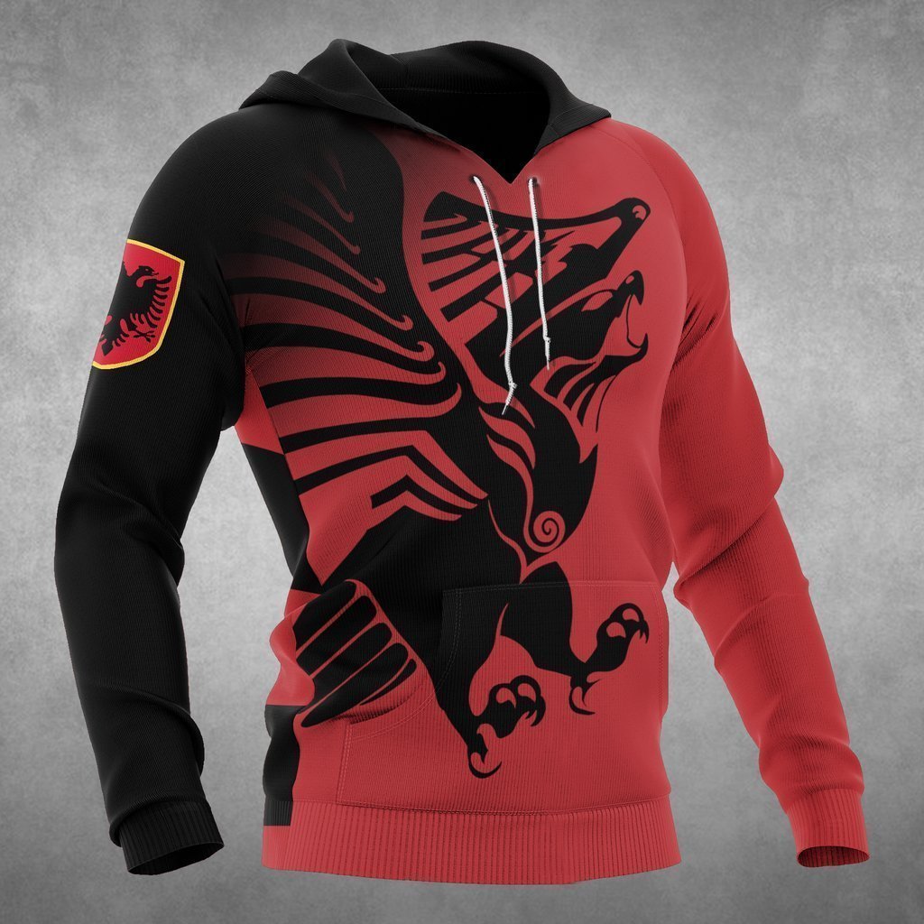 Albania Eagle Hoodies HC1704 - Amaze Style™-Apparel