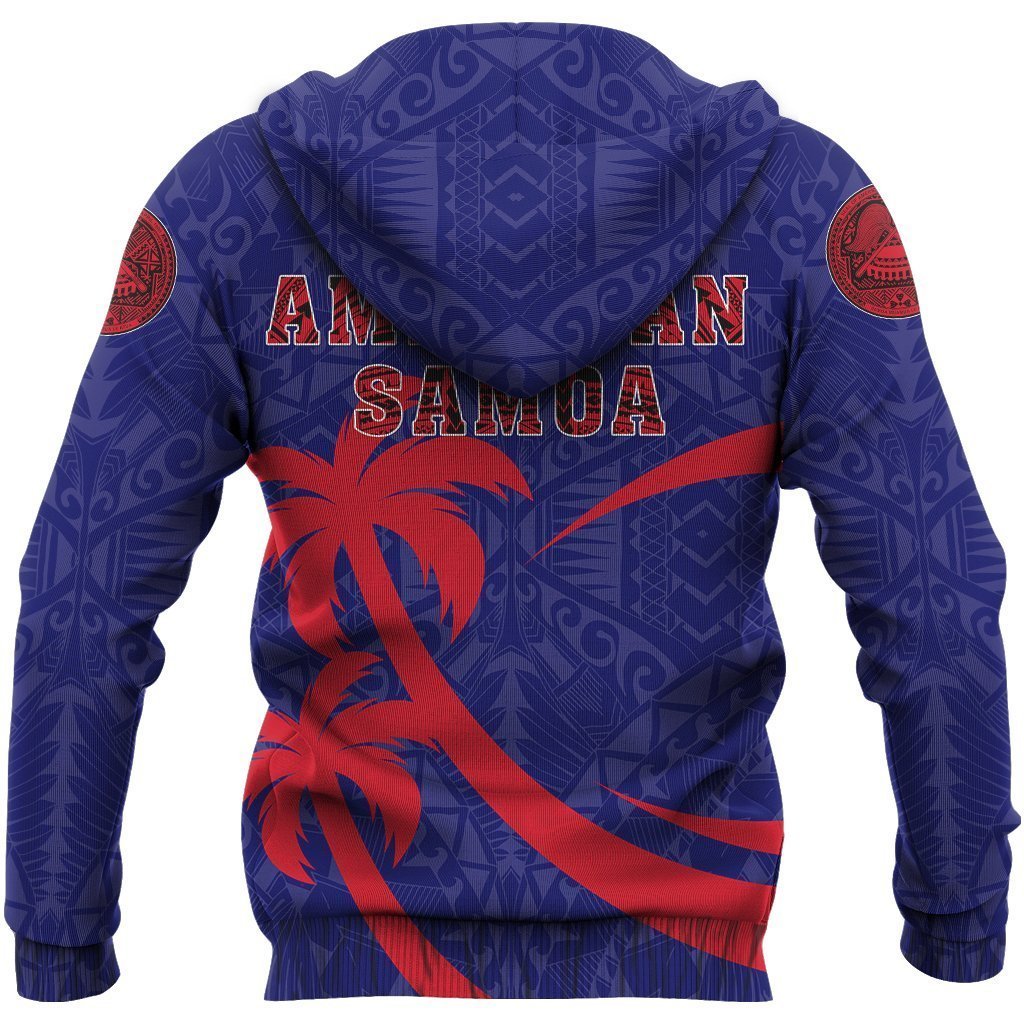 American Samoa Polynesian Hoodie - Coconut Island Version PL - Amaze Style™-Apparel