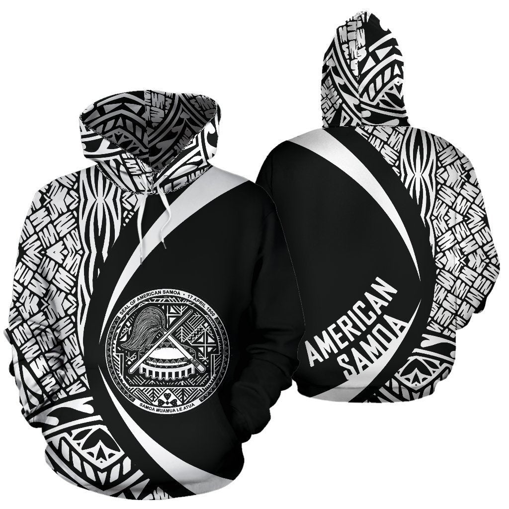 American Samoa Polynesian Hoodie - Circle PL - Amaze Style™-Apparel