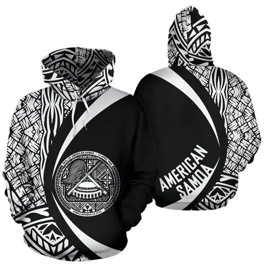 American Samoa Polynesian Hoodie - Circle PL - Amaze Style™-Apparel