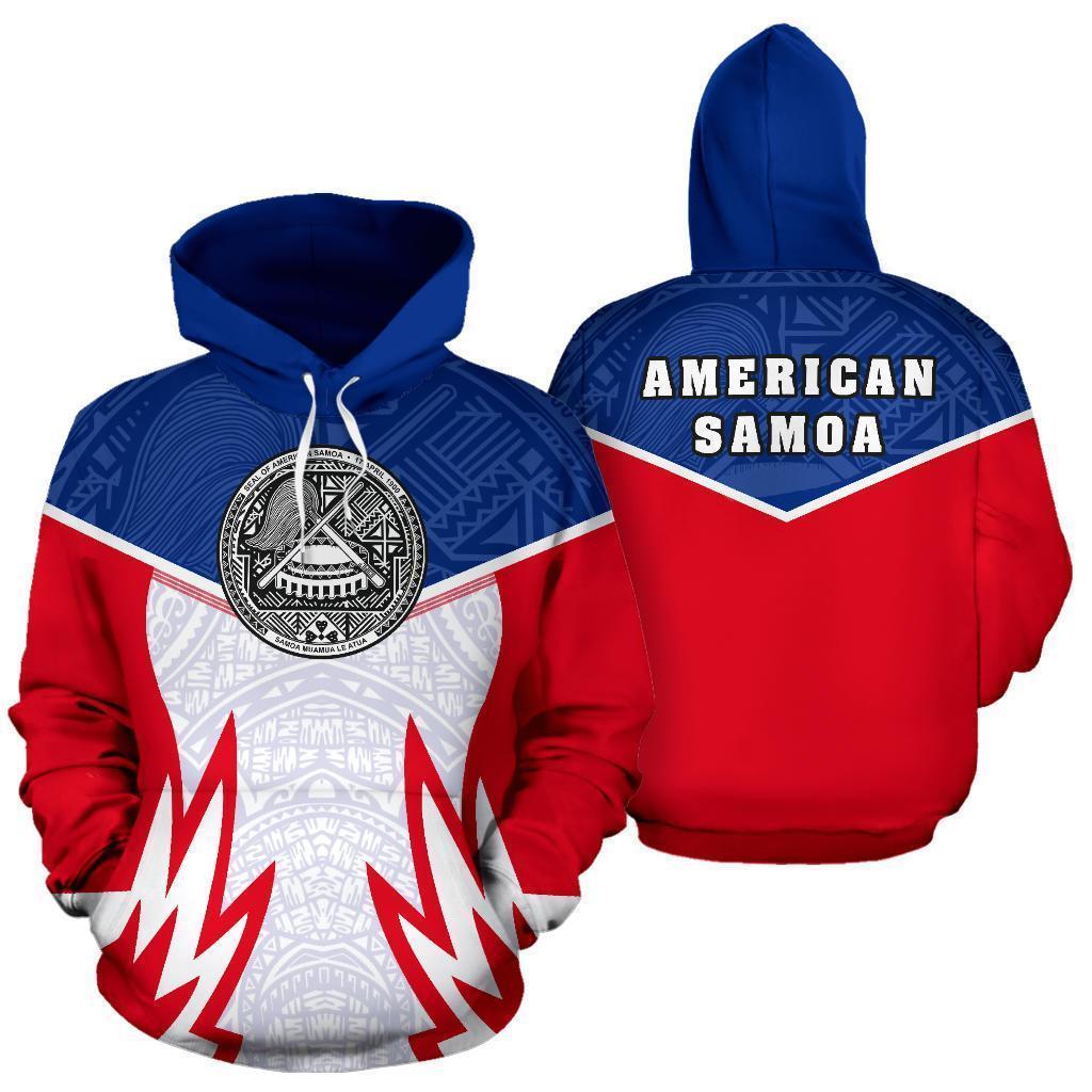 American Samoa Polynesian Hoodie - Phoenix Style PL - Amaze Style™-Apparel