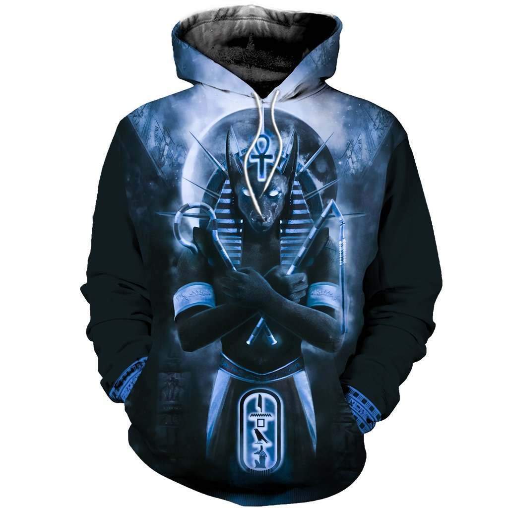 Anubis Blue 3D All Over Printed Clothes - Amaze Style™-Apparel