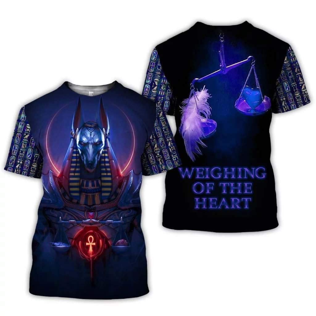 Anubis Blue Nice 3D All Over Printed Clothes - Amaze Style™-Apparel