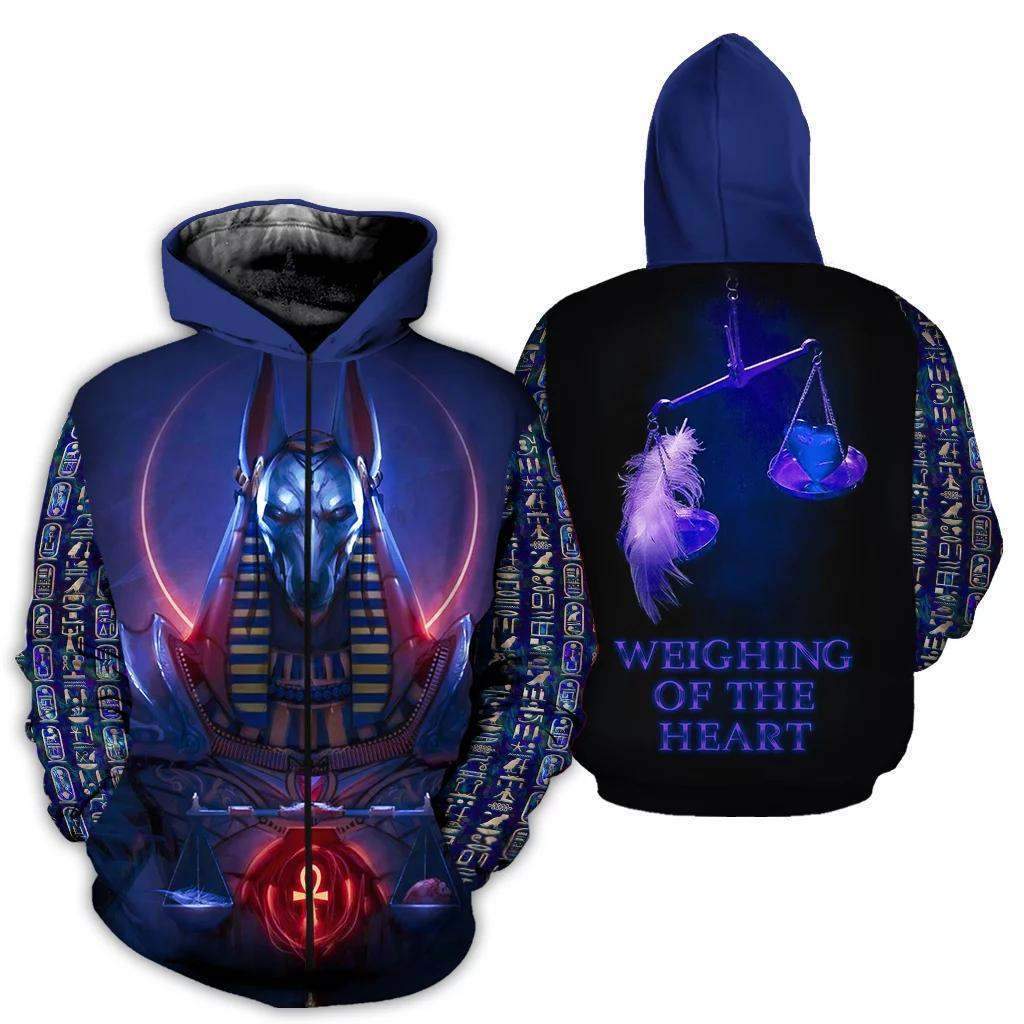 Anubis Blue Nice 3D All Over Printed Clothes - Amaze Style™-Apparel