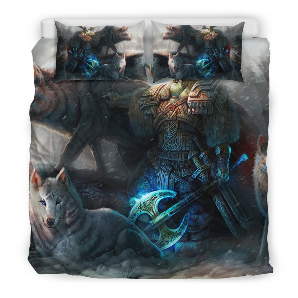Viking Wolf Bedding Set