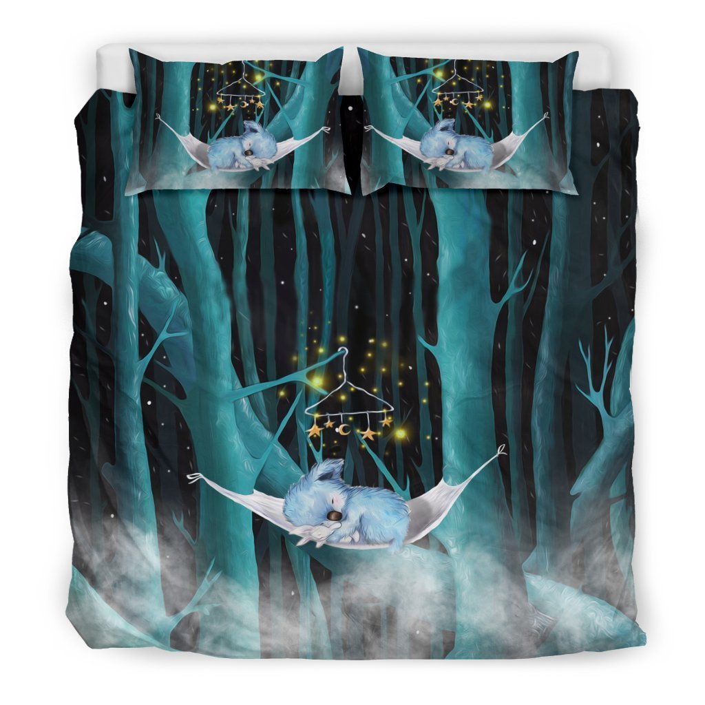 Australia Koala Sleeping In the Forest Duvet Cover th9 - Amaze Style™-BEDDING SETS