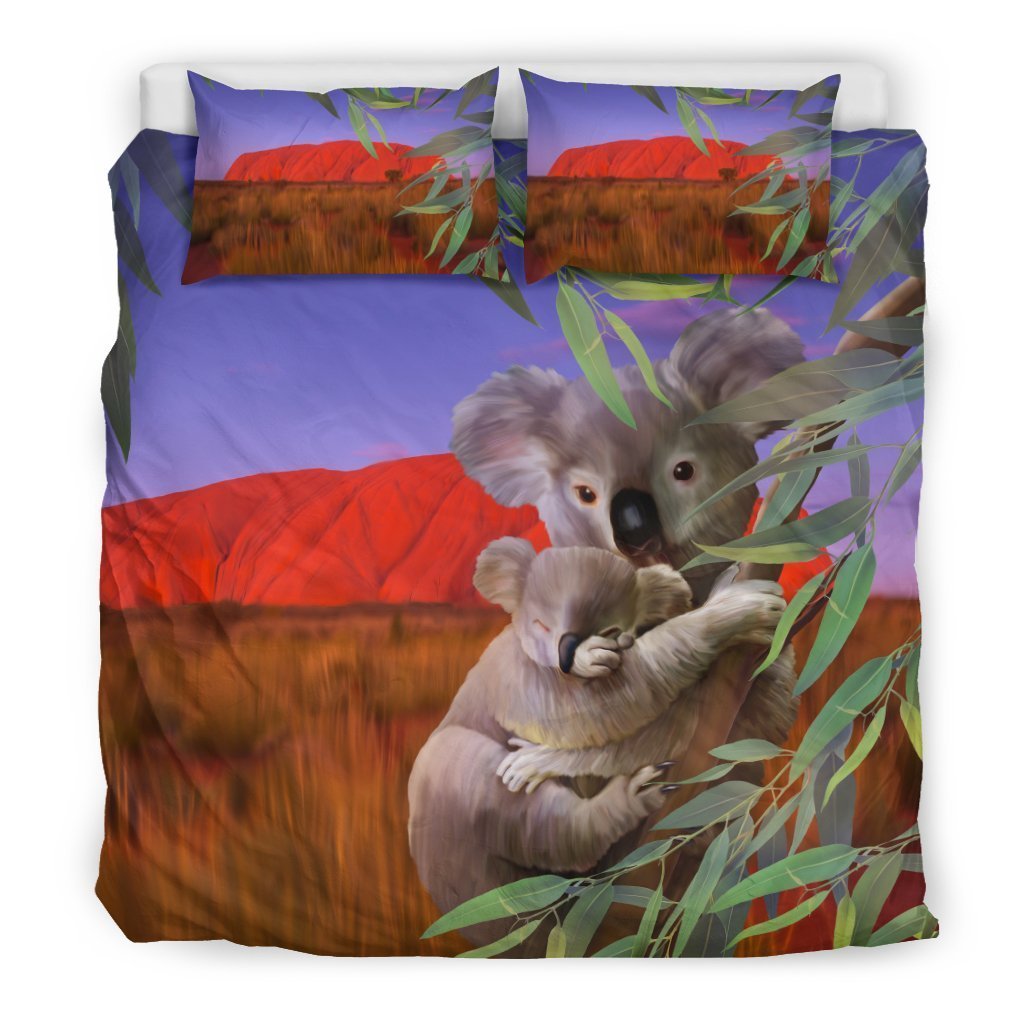 Australia Koala And Baby Duvet Cover K5 - Amaze Style™-BEDDING SETS