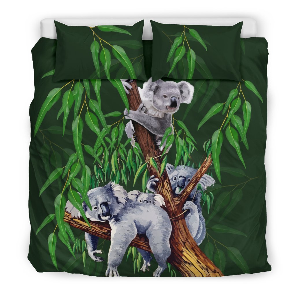Australia Koala Sleep On Tree Duvet Cover th9 - Amaze Style™-BEDDING SETS