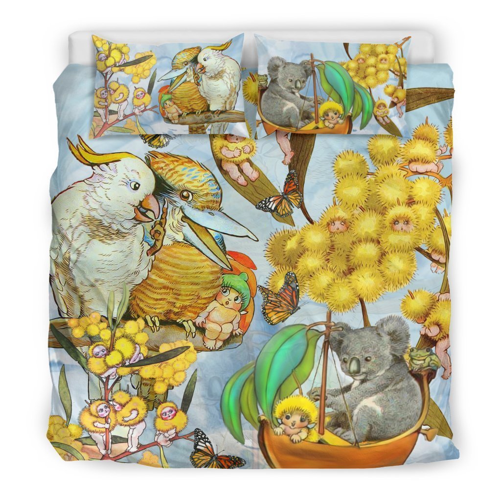 Australia Koala Kookaburra Duvet Cover k7 - Amaze Style™-BEDDING SETS