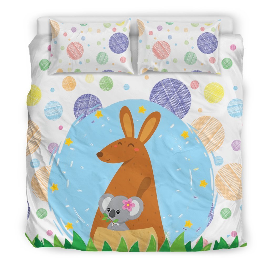 Australia Bedding Set -  Kangaroo and Koala - BN04 - Amaze Style™-BEDDING SETS