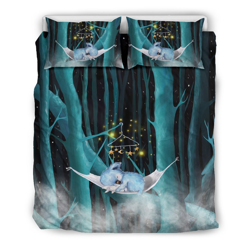 Australia Koala Sleeping In the Forest Duvet Cover th9 - Amaze Style™-BEDDING SETS