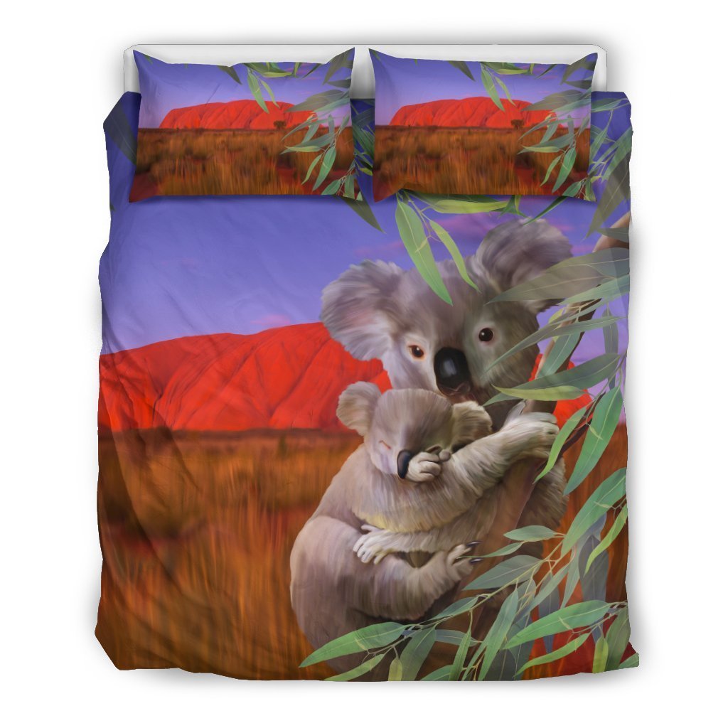 Australia Koala And Baby Duvet Cover K5 - Amaze Style™-BEDDING SETS