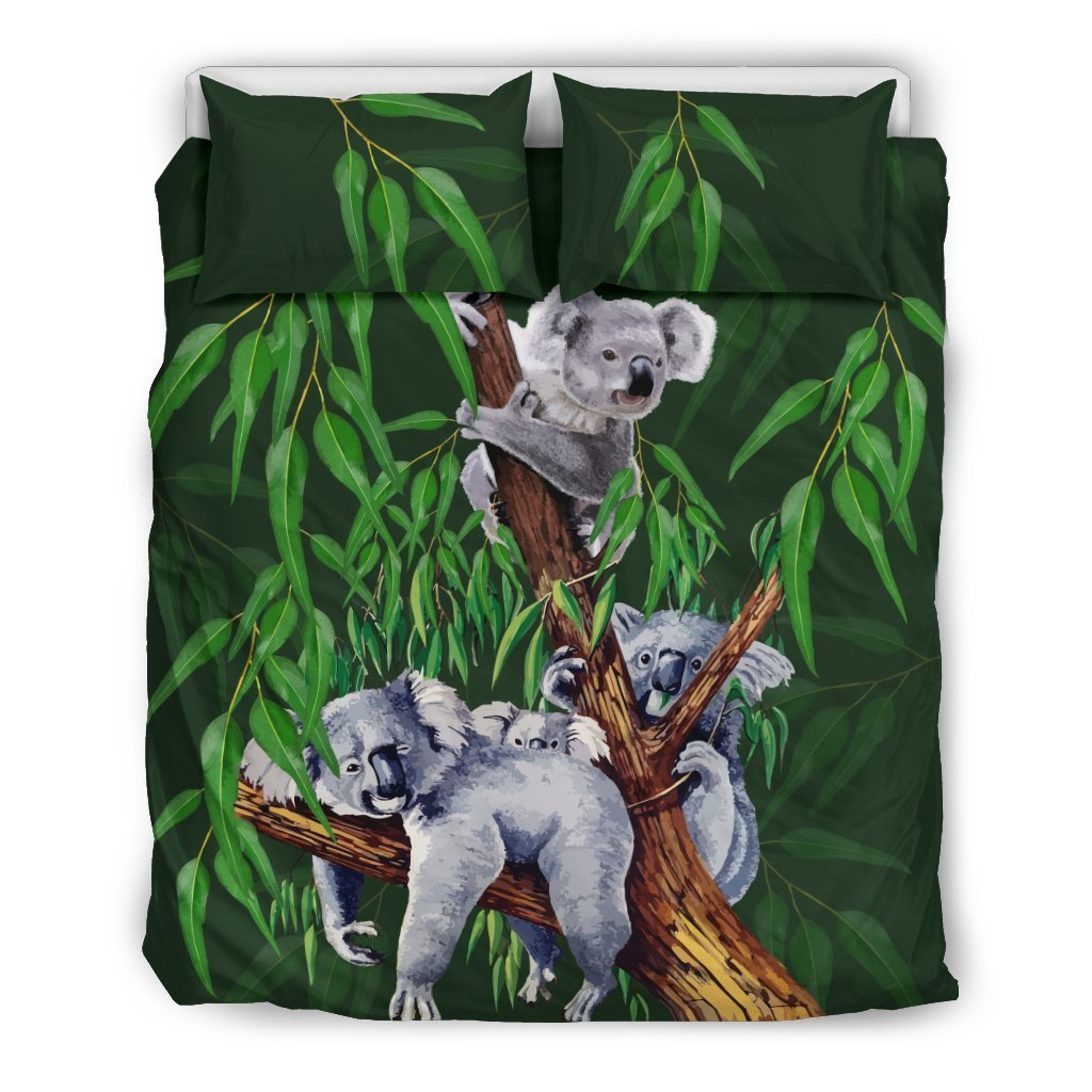 Australia Koala Sleep On Tree Duvet Cover th9 - Amaze Style™-BEDDING SETS