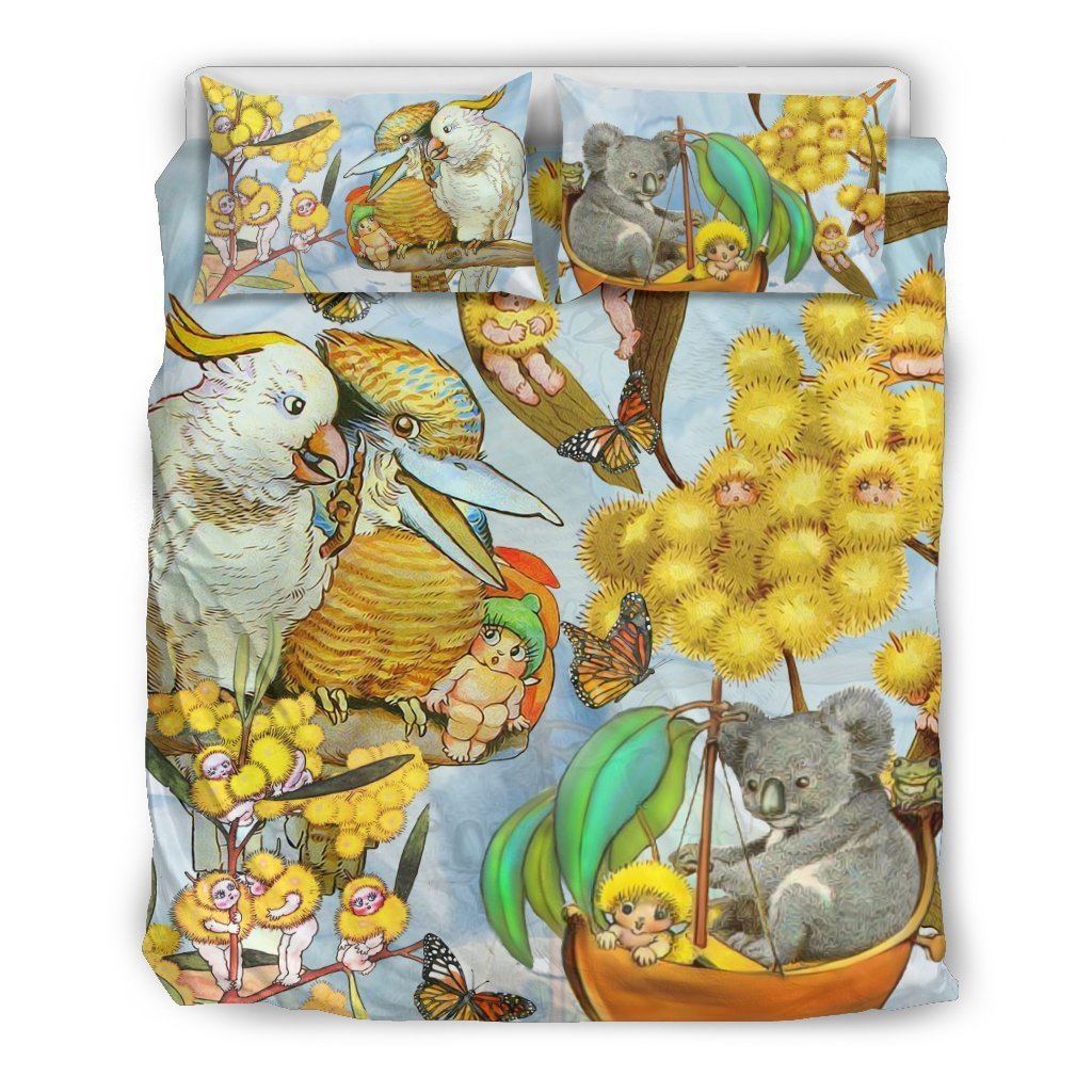 Australia Koala Kookaburra Duvet Cover k7 - Amaze Style™-BEDDING SETS