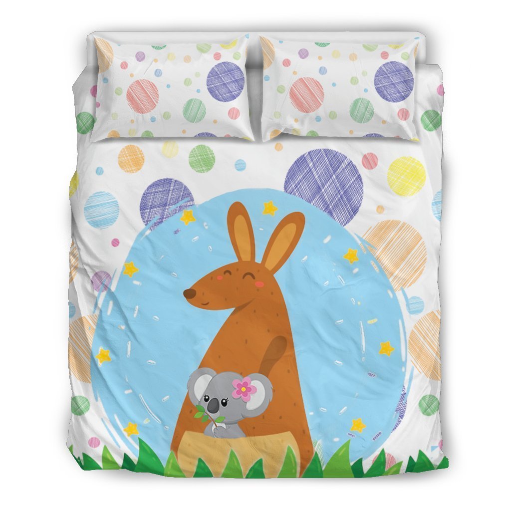Australia Bedding Set -  Kangaroo and Koala - BN04 - Amaze Style™-BEDDING SETS