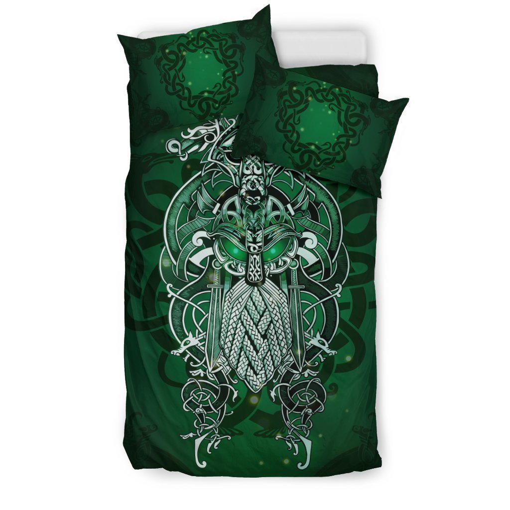 Viking Bedding Set - Fenrir & Tyr Symbol A0 - Amaze Style™-BEDDING SETS