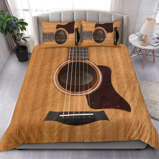 Wood Guitar Bedding Set 2