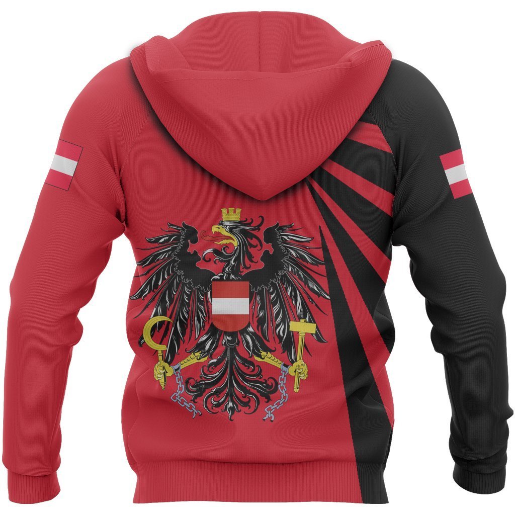 Austria Hoodie Coat Of Arms - Tornado Version AF-NVD1034 - Amaze Style™-Apparel
