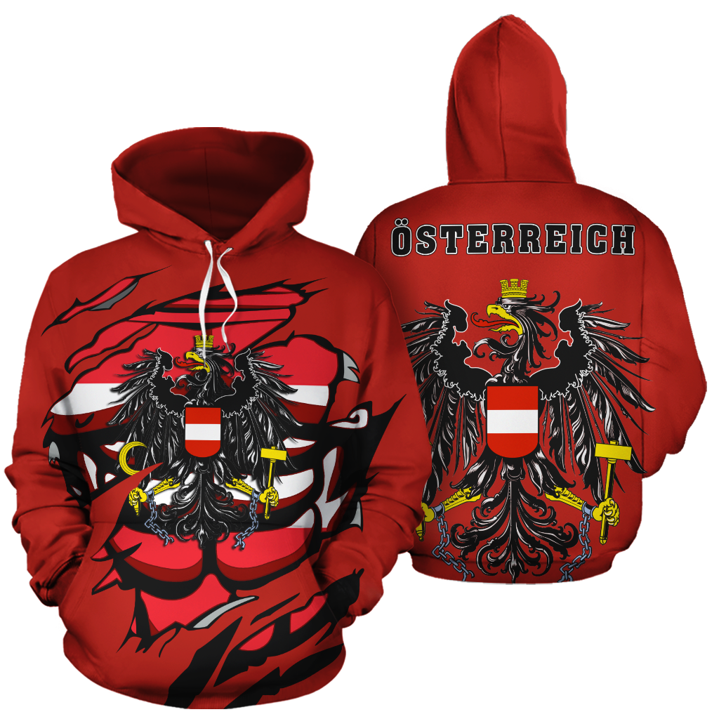 Austria In Me All Over Hoodie AF-NVD1046 - Amaze Style™-Apparel