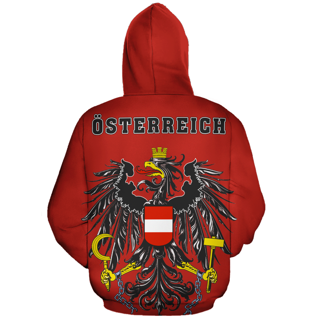 Austria In Me All Over Hoodie AF-NVD1046 - Amaze Style™-Apparel
