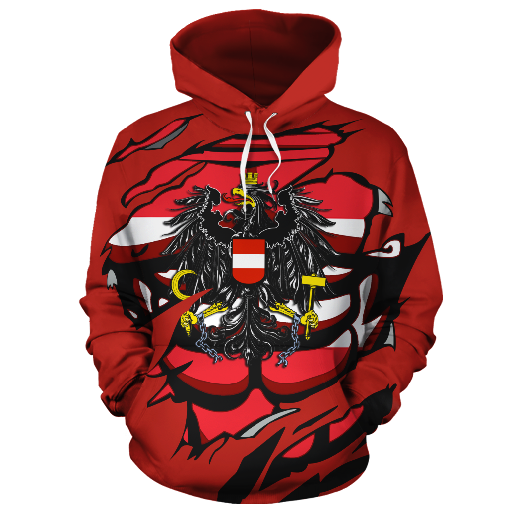 Austria In Me All Over Hoodie AF-NVD1046 - Amaze Style™-Apparel
