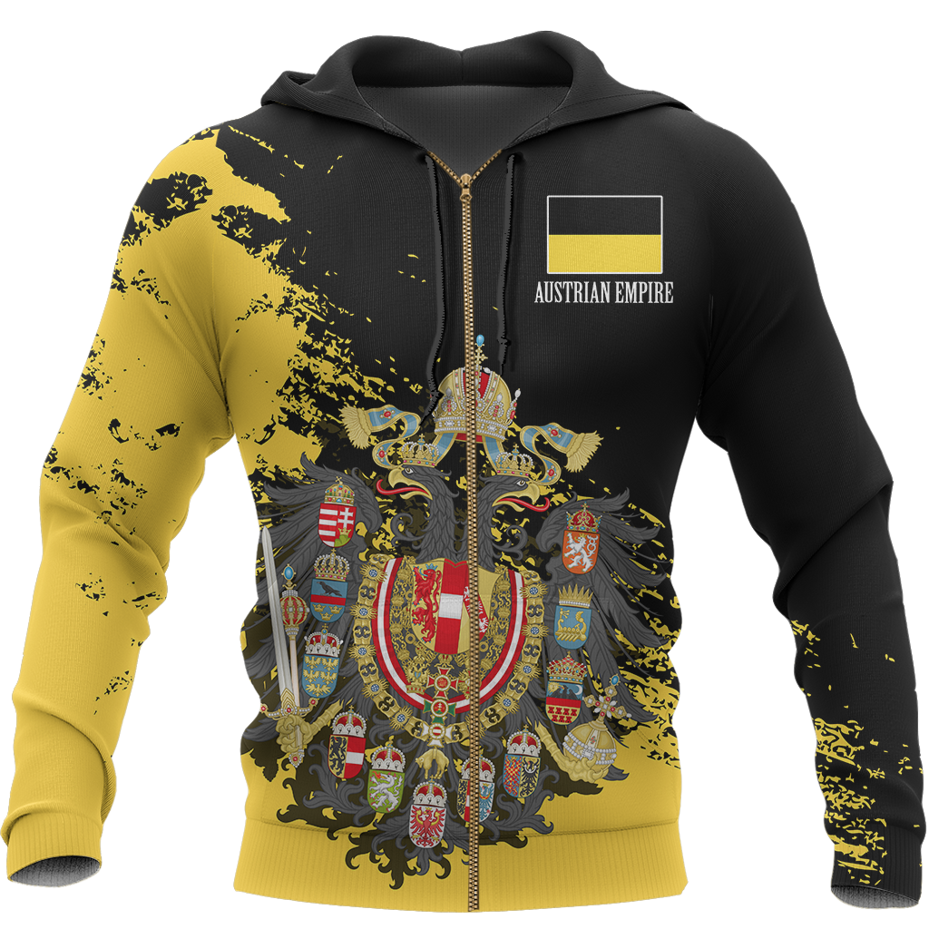 Austrian Empire Special Zip Hoodie ZIP-NVD1040 - Amaze Style™-Apparel