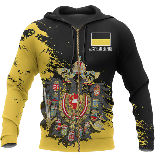 Austrian Empire Special Zip Hoodie ZIP-NVD1040 - Amaze Style™-Apparel