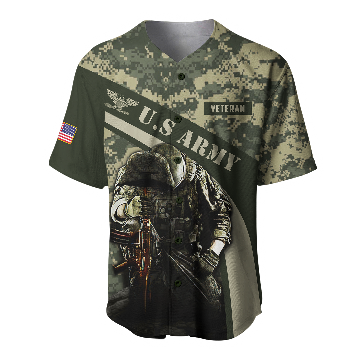 US Army Veteran 3D All Over Printed Shirts