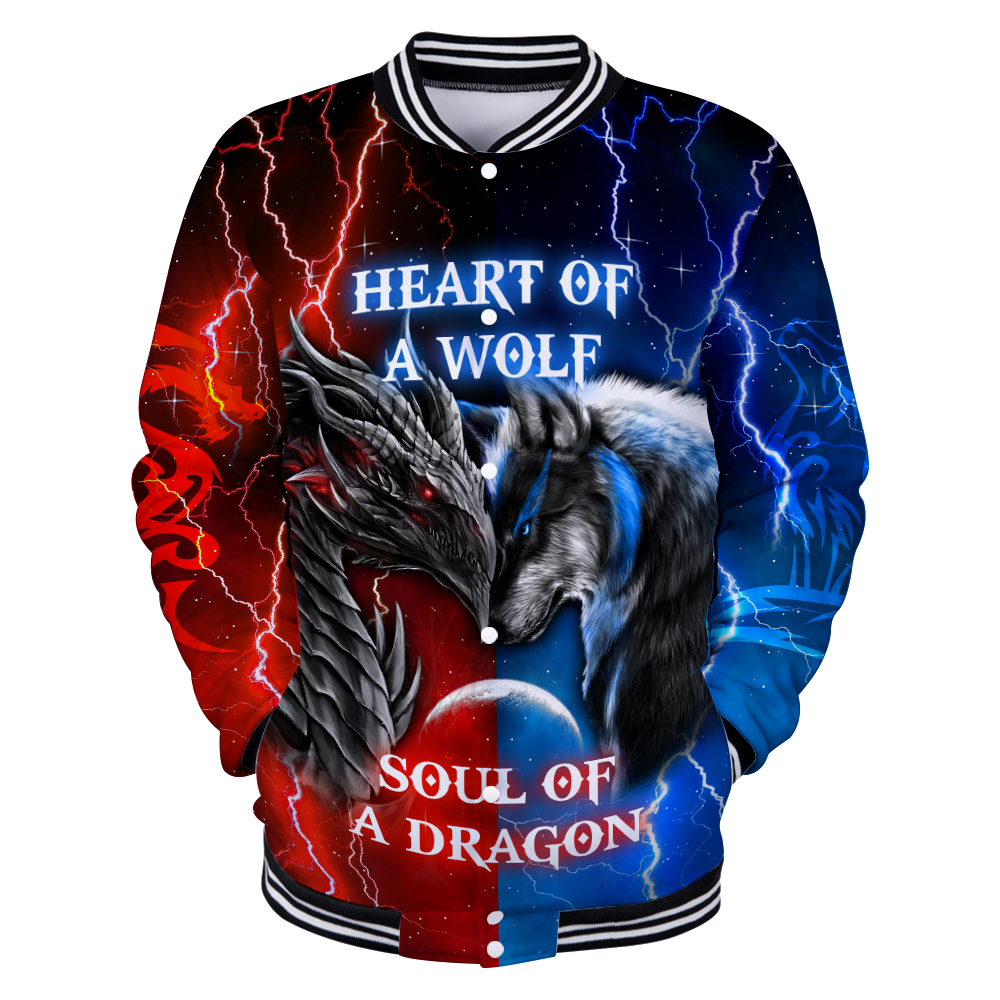 The Power Of Three Souls Dragon Wolf Lion 3D All Over Printed Unisex Shirts