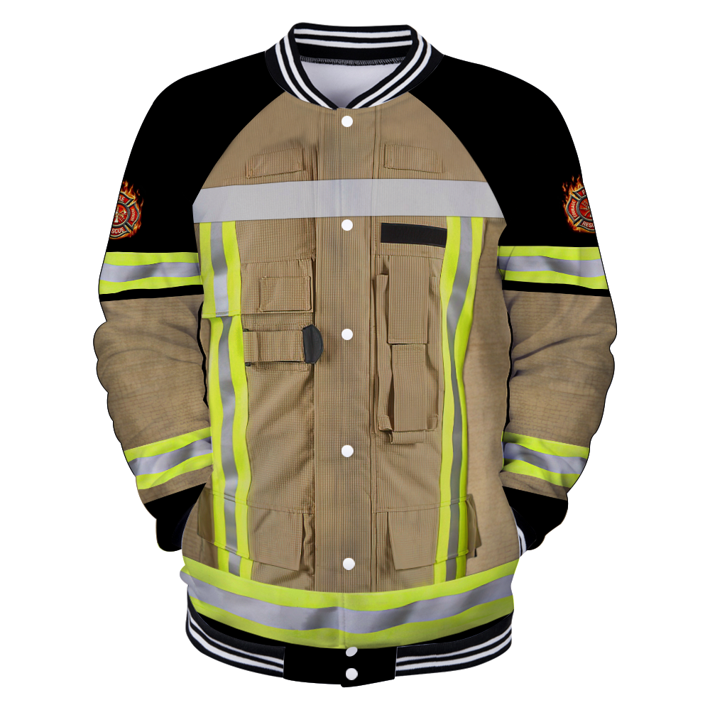 Customize Name Firefighter 3D All Over Printed Unisex Shirts