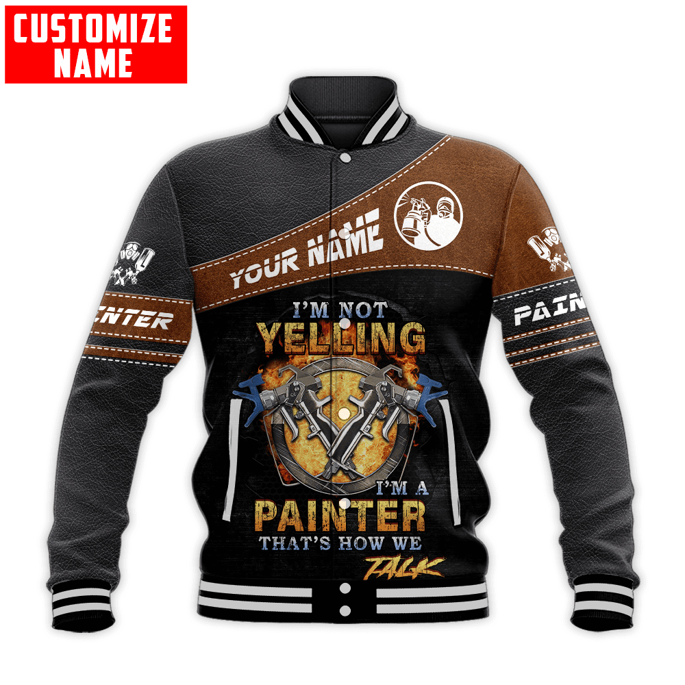 Tmarc Tee Personalized Name Painter 3D All Over Printed Unisex Shirts Leather Texture Ver 2