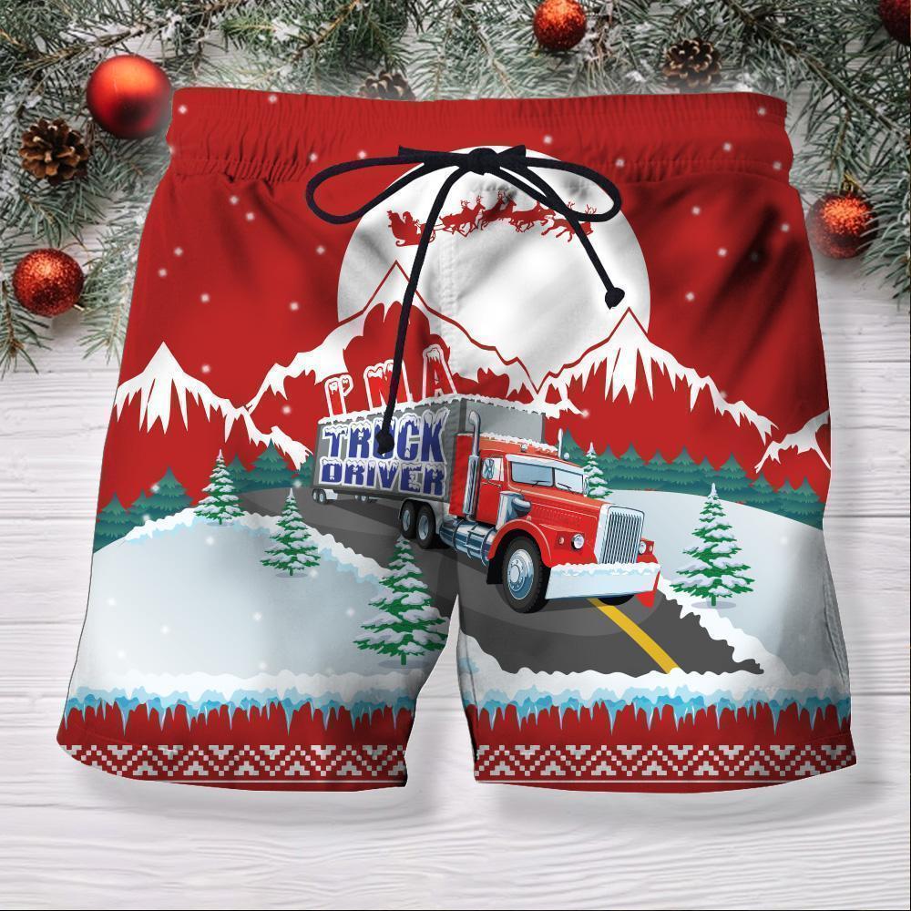 Truck XMAS Clothes-Apparel-6teenth World-SHORTS-S-Vibe Cosy™