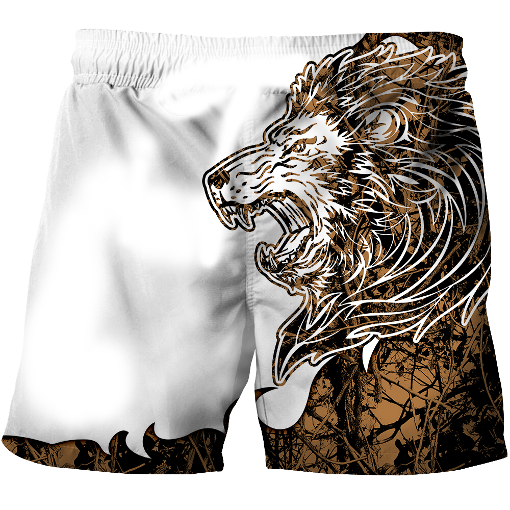 The King Lion Tattoo Over Printed Hoodie TP