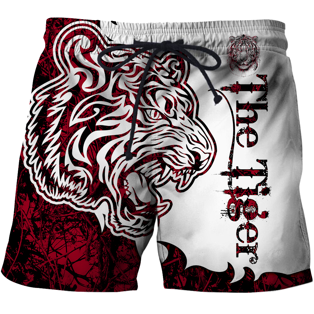The Tiger Red Tattoo 3D All Over Printed Shirts For Men and Women JJW17082002