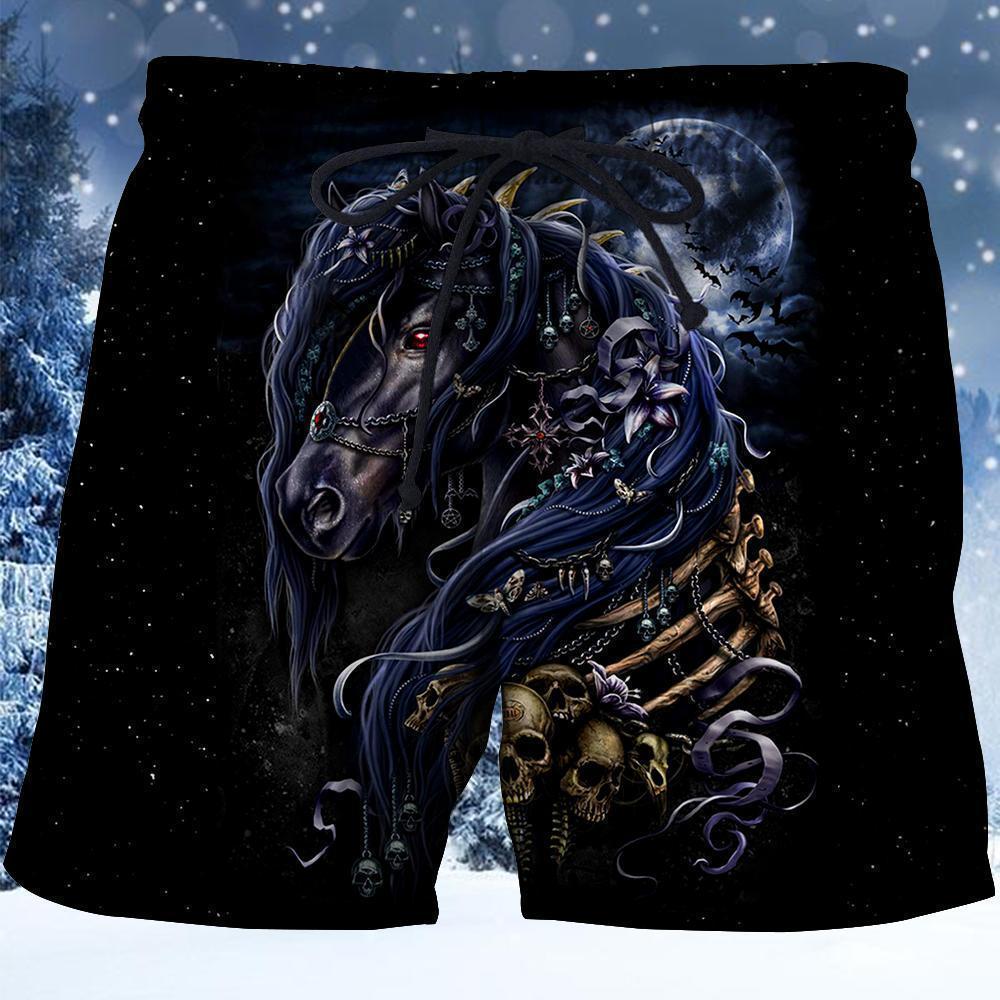 3D All Over Printed Black Horse - Amaze Style™-Apparel