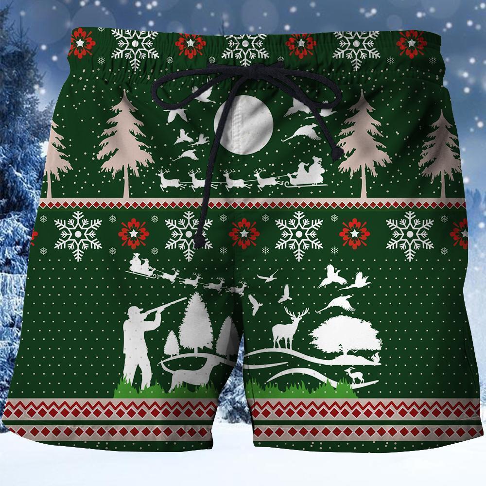 3D All Over Printed Hunting Christmas Shirts and Shorts - Amaze Style™-Apparel