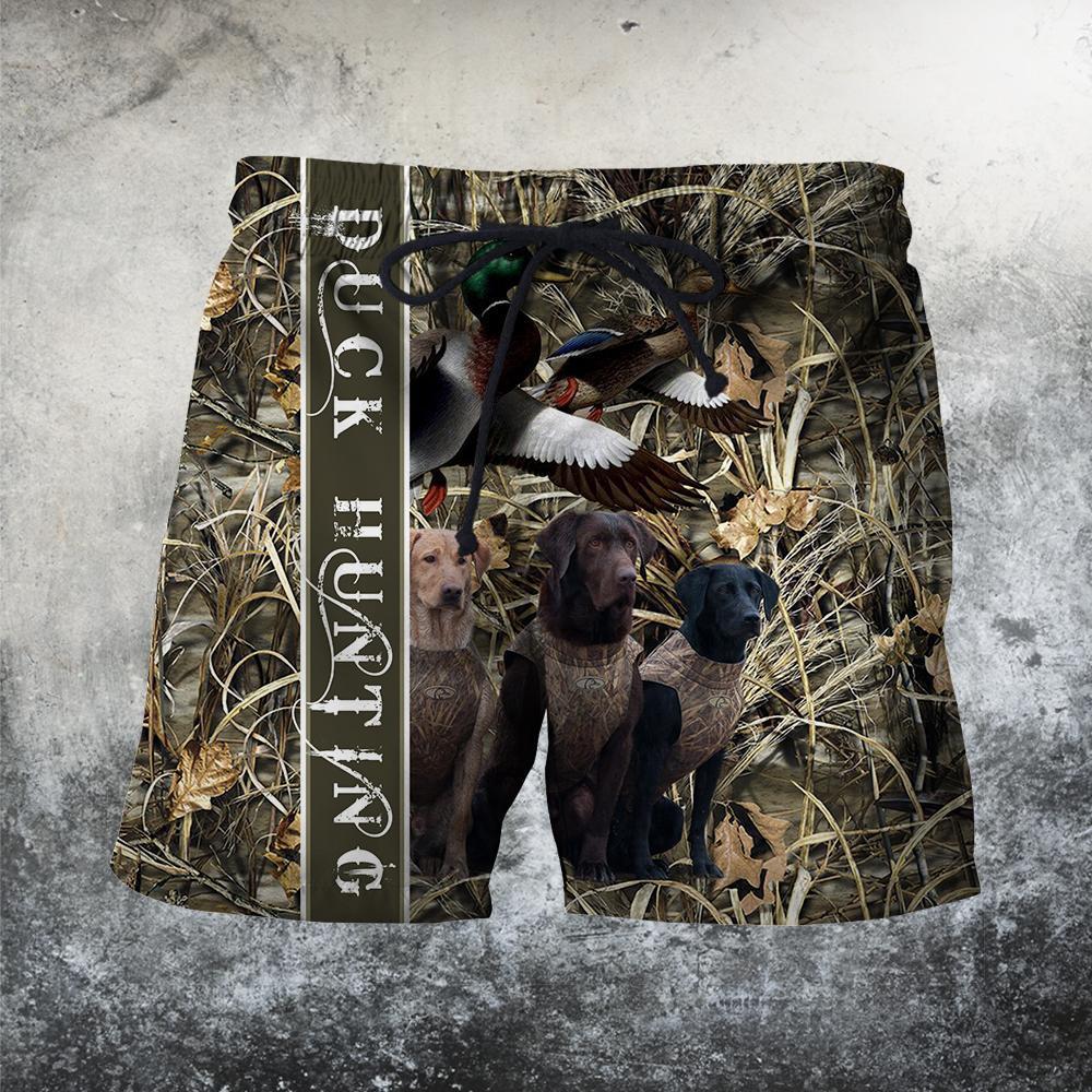 3D All Over Printed Duck Hunting Three Dog Hoodie - Amaze Style™-Apparel