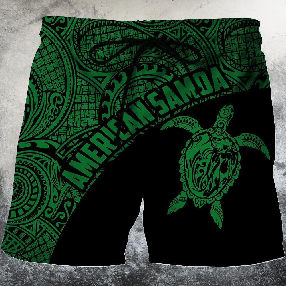 American Samoa Polynesian Hoodie - GREEN PL - Amaze Style™-Apparel